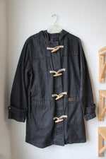 Vintage Denim & Co. Toggle Gray Denim Jacket | L