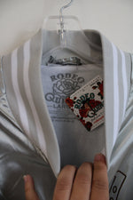 NEW Rodeo Quincy Metallic Silver Bronc Stomper Jacket | L