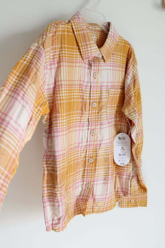 NEW Wonder Nation Yellow Flannel | 7/8