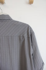 Menswear Alexander Lloyd Sueded Microfiber Black & White Plaid Button Down Shirt | 2XL Tall