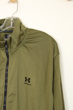 Under Armour Army Green Tricot Track Jacket | 3XL