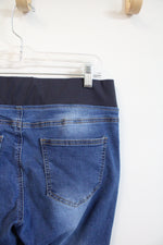 Partial Panel Maternity Jeans | L