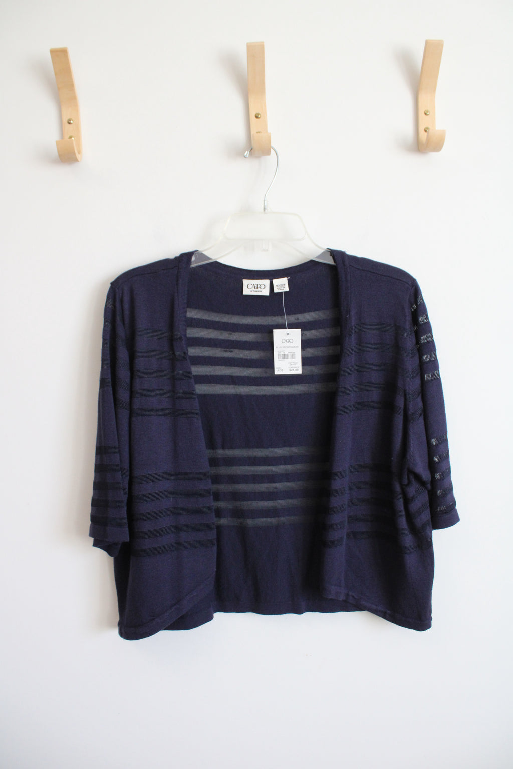 NEW Cato Navy Shrug | 18/20
