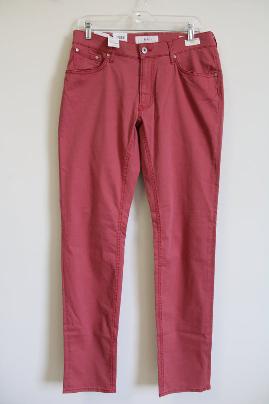 NEW Brax Feel Good Style.Chuck Hi-Flex Light Salmon Casual Trouser | 33/34