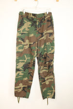Woodland Camouflage Cargo Pants | M