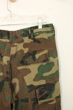 Woodland Camouflage Cargo Pants | M