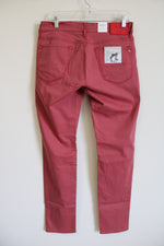 NEW Brax Feel Good Style.Chuck Hi-Flex Light Salmon Casual Trouser | 33/34