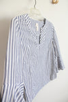 Chico's Blue & White Striped Top | 1 (M)