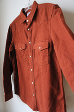 NEW Old Navy Soft Orange Button Down Shirt | S