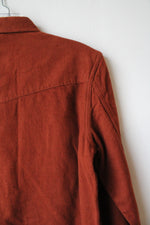 NEW Old Navy Soft Orange Button Down Shirt | S