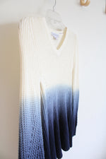 Skye's The Limit Cream Blue Ombre Sweater | S