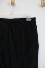 Vintage Emily Black Pinstripe Blazer & Pants Set | 14P