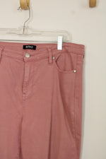 Buffalo David Bitton Pink Havana High Rise Soft Stretch Ankle Skinny Jeans | 12/32