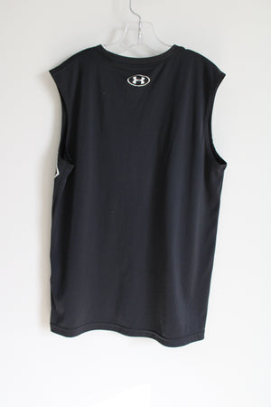 Under Armour Loose Fit Black Tank | Youth L (14/16)