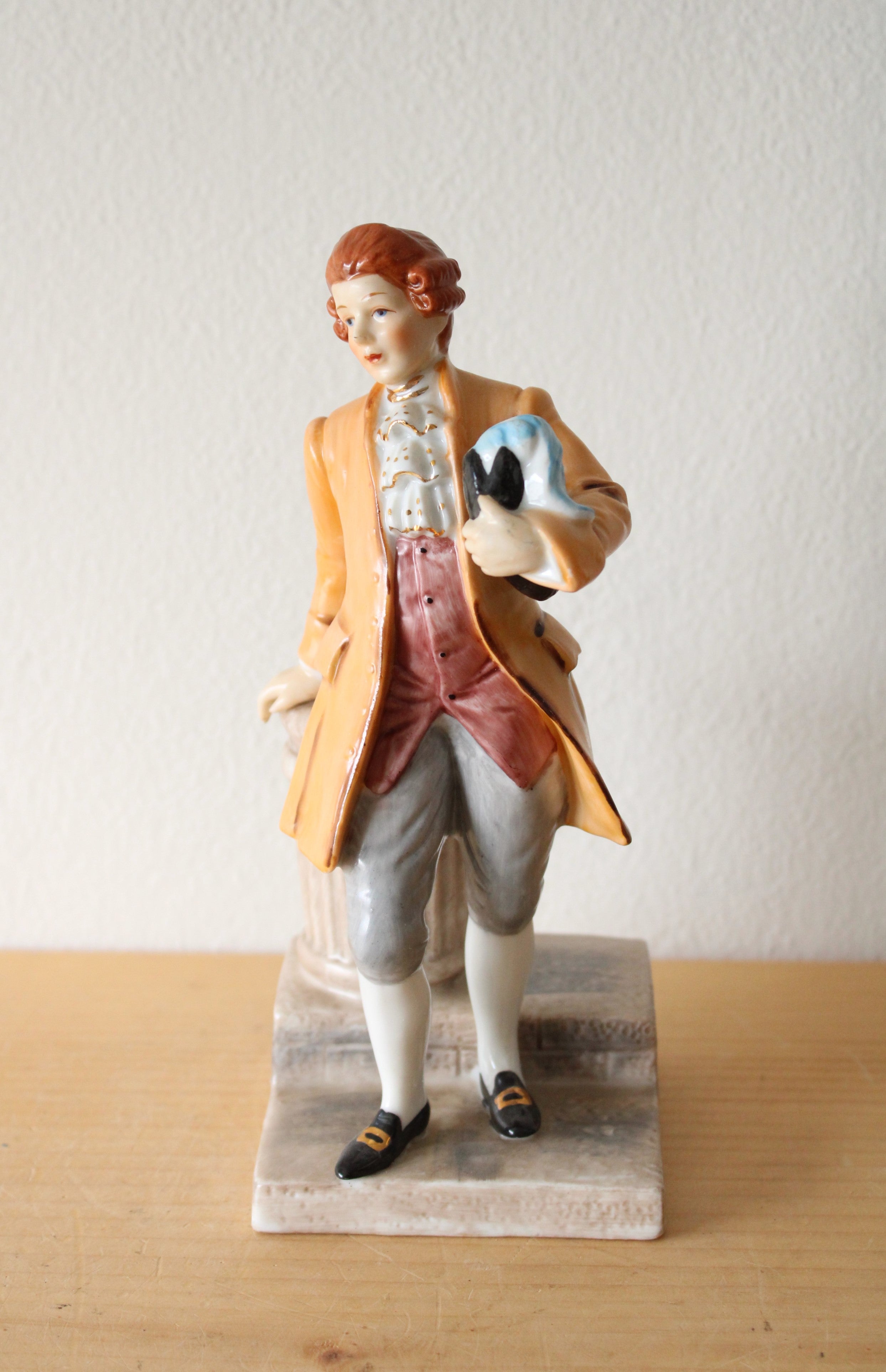 Vintage Porcelain Victorian Man Figurine