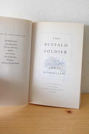 The Buffalo Soldier By Chris Bohjalian (Autographed Copy)