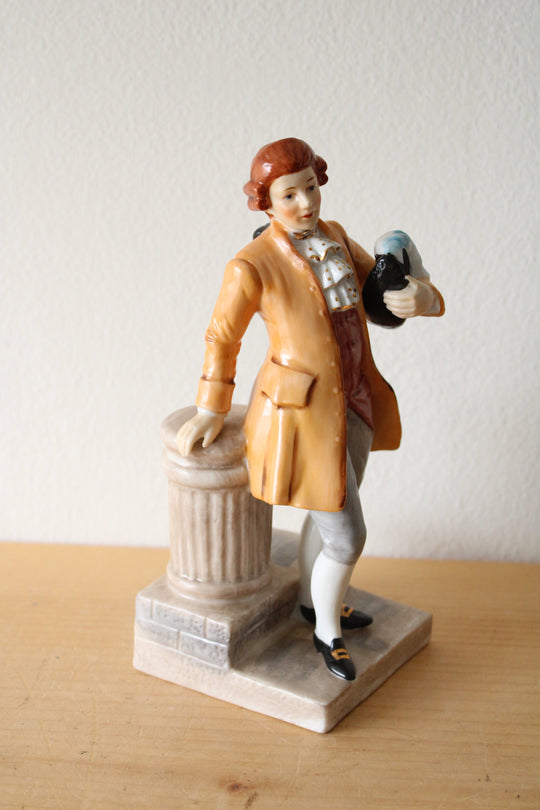 Vintage Porcelain Victorian Man Figurine