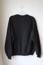 Champion Black Crewneck Sweatshirt | XL