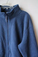 Orvis Blue Fleece Full Zip Jacket | L