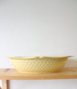 Temptations By Tara Bee-lieve 3 Quart Yellow Oval Serving Dish