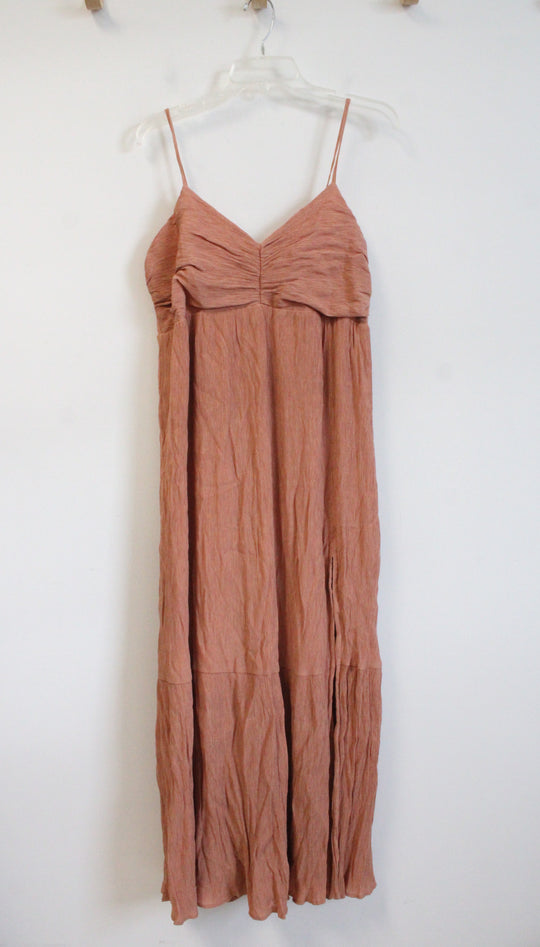 Abercrombie & Fitch Dusty Peach Maxi Dress | L