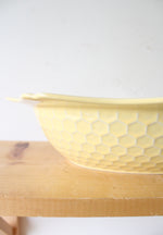 Temptations By Tara Bee-lieve 3 Quart Yellow Oval Serving Dish