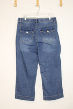 Curve Appeal Comfort Waist High Rise Wide Leg Jeans | 14/32