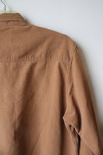 Woolrich Brown Corduroy Button Down Shirt | XL