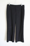 NY Collection Black Trouser Pant | 8