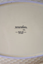 Temptations By Tara Bee-lieve 3 Quart Yellow Oval Serving Dish