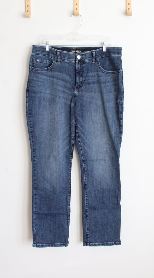 Lee Regular Fit Straight Leg Mid Rise Jeans | 16