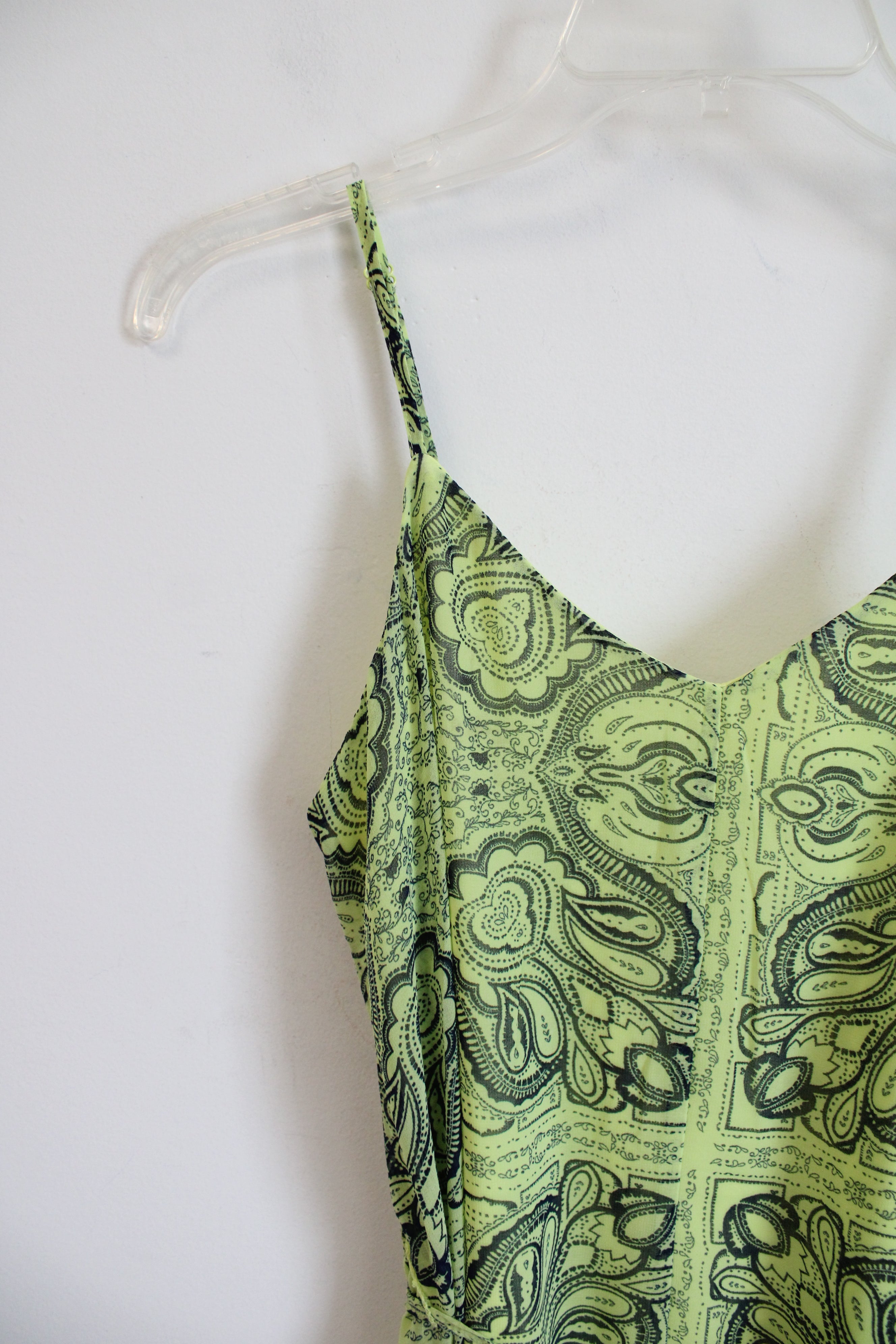 NEW Maurices Yellow & Black Paisley Print Asymmetrical Dress | S