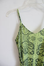 NEW Maurices Yellow & Black Paisley Print Asymmetrical Dress | S