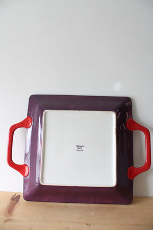 Pfaltzgraff Sedona Fruit Square Handled Tray