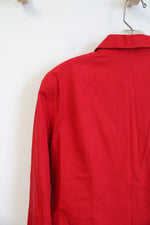 Jones New York Red Button Down Top | 6