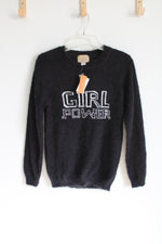 NEW Roebuck & Co. Girl Power Black Sweater