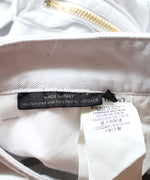 Versace Light Gray Gold Button Cargo Jeans | 29