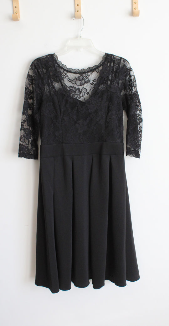 NWT Miusol Black Lace Dress | L