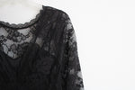 NWT Miusol Black Lace Dress | L