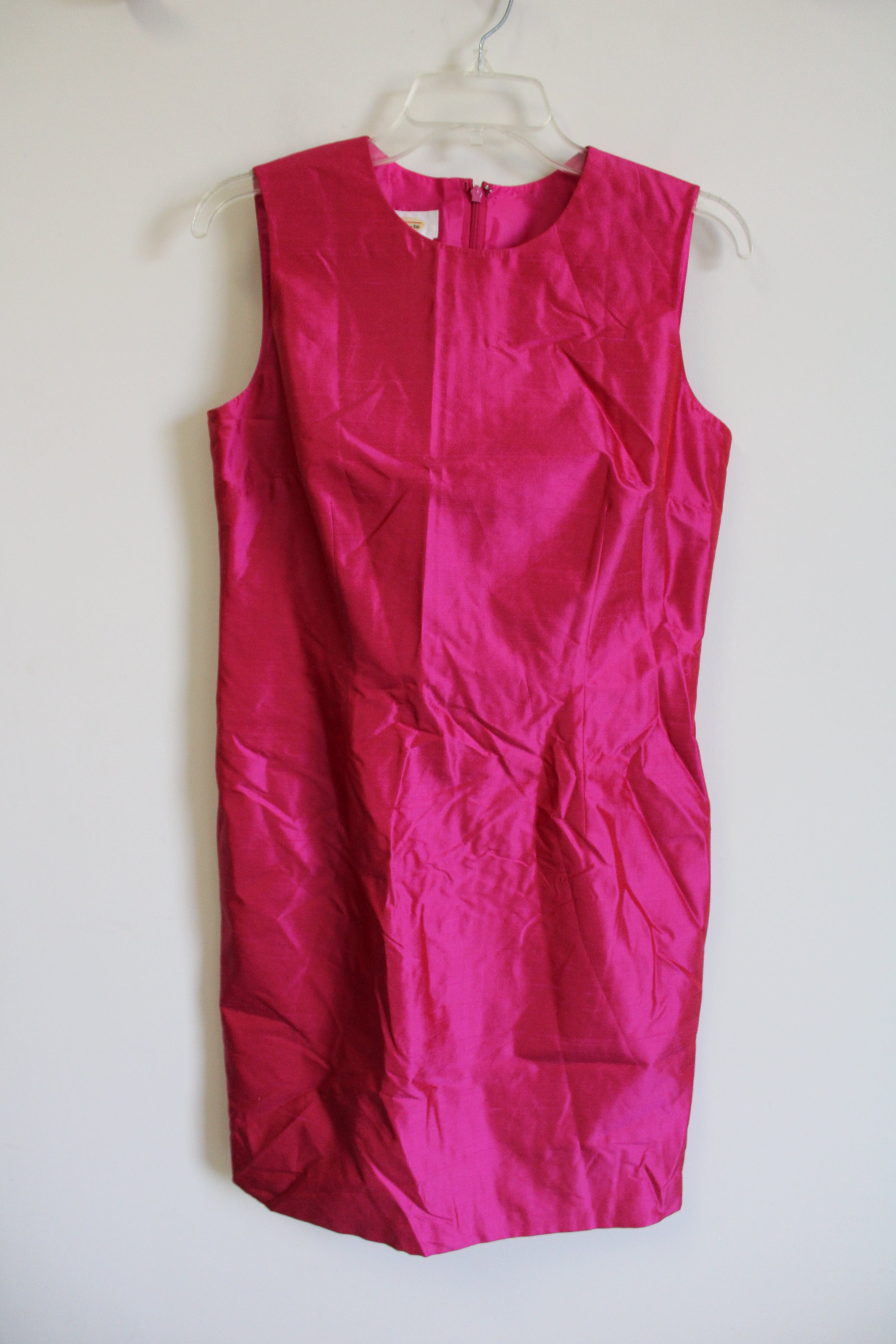 talbot dresses Talbots Hot Pink Silk Dress