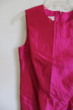 Talbots Hot Pink Silk Dress | 8