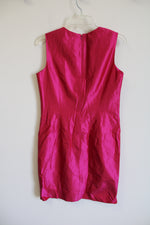 Talbots Hot Pink Silk Dress | 8