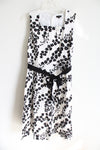 NEW Talbots Black White Floral Dress | 8
