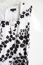 NEW Talbots Black White Floral Dress | 8
