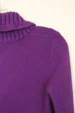 Ralph Lauren Purple Shawl Collar Sweater | S