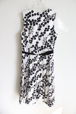 NEW Talbots Black White Floral Dress | 8