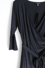 NEW Talbots Black Wrap Dress | M Petite