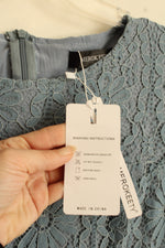 NEW Merokeety Blue Lace SS Dress | S