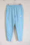Nike Light Blue Logo Fleece Lined Jogger Sweatpants | S