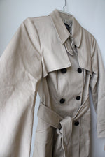 NEW Ann Taylor Tan Trench Coat | XXS Petite
